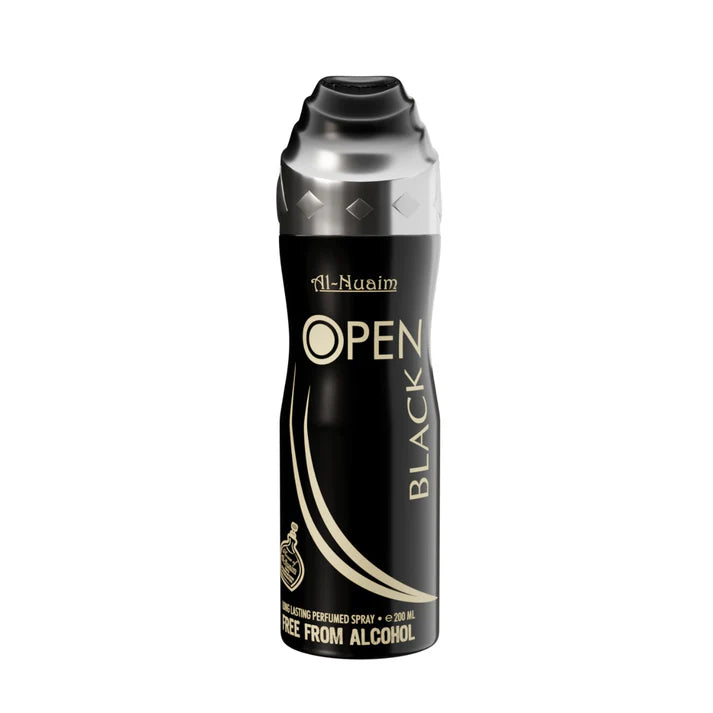 Open Black 200ml Deo